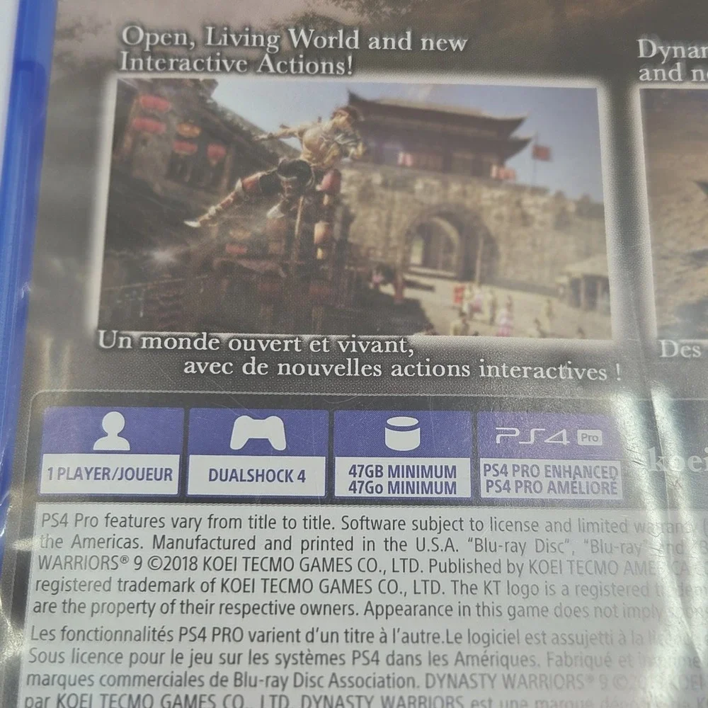 Dynasty Warriors 9 (Sony PlayStation 4, 2018)